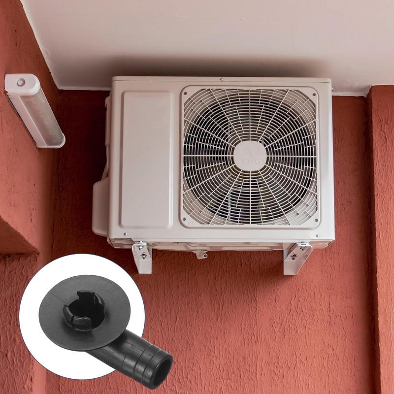 sourcing map 4Pcs Air Conditioner Drain Hose Connector Elbow Fitting