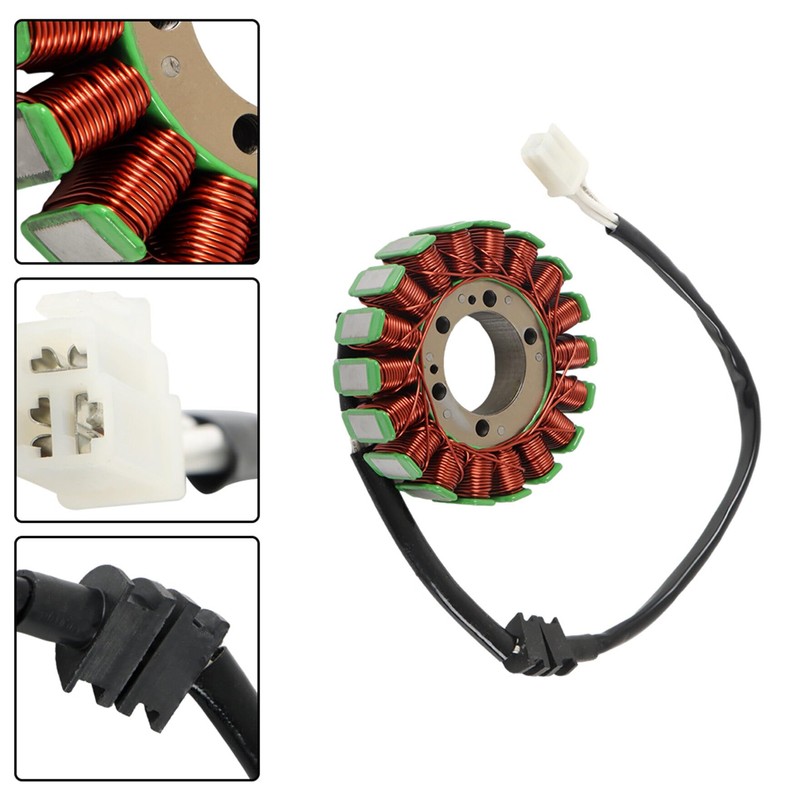 waltyotur Stator Coil and Regulator Rectifier with Gasket Replacement for