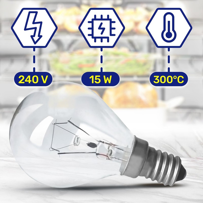 Bulb E14 for Oven 230V 40W 300°C with Original Code