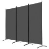 SEGAWE 3 Panel Room Divider 6Ft Folding Privacy Screen Freestanding