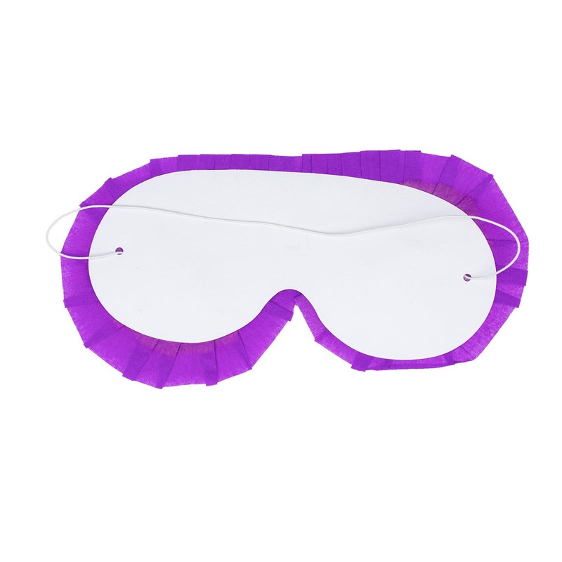 Multicolor Paper Pinata Blindfold (7.5" x 6.25") - Ideal for