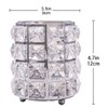 Tiardey Crystal Makeup Brush Holder Organizer Eyebrow Comb Brushes Pen