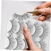 LALAFINA 25pairs Synthetic False Eyelashes for Women Lightweight Natural Look