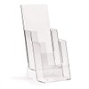 taymar brochure stand, transparent