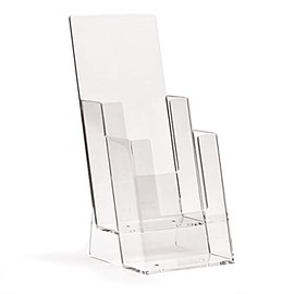 taymar brochure stand, transparent