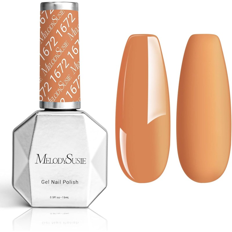 MelodySusie Esmalte De Uñas En Gel Nude Color Melocotón Espeso,