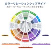 Mcbazel カラーホイール カラーミキシング配色ガイド 配色カード 塗料ミキシング マッチングガイド 学習ガイド 学校/オフィス用 多用途-3枚入り（異なるサイズ）