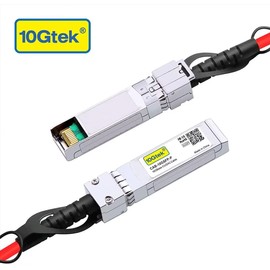 [Red] 10G SFP+ DAC Cable 2 m (6.5 ft), Twinax SFP+ Cable for Cisco SFP-H10GB-CU2M, Meraki MA-CBL-TA-2M, Ubiquiti UniFi, D-Link, Supermicro, Netgear, Mikrotik, Open Switches