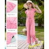 GRACE KARIN Pink Romper for Teen Girls Size 12-14 Button