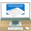 CaSZLUTION Acrylic Stand Base Widener for 24-inch iMac 2021-2024 M1/M3/M4