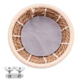 Alnicov Bird Nest Twine Bird Nest Breeding Nest Canary Nest for Budgies Parakeet Cockatiel Small Medium Parrot Cage Hatching Nesting Box