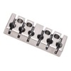 6 String Lock with Screws Metal Headless Guitar Bridge String
