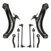 KAC Front Lower Complete Control Arms Assembly Suspension Kit w/Ball