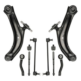 KAC Front Lower Complete Control Arms Assembly Suspension Kit w/Ball Joint Replacement for 2007-2012 Sentra, Automotive Replacement Part 8Pcs