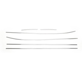 OMAC Window Molding Trim Streamer for Hyundai Tucson 2010-2015 Stainless Steel 6 Pcs
