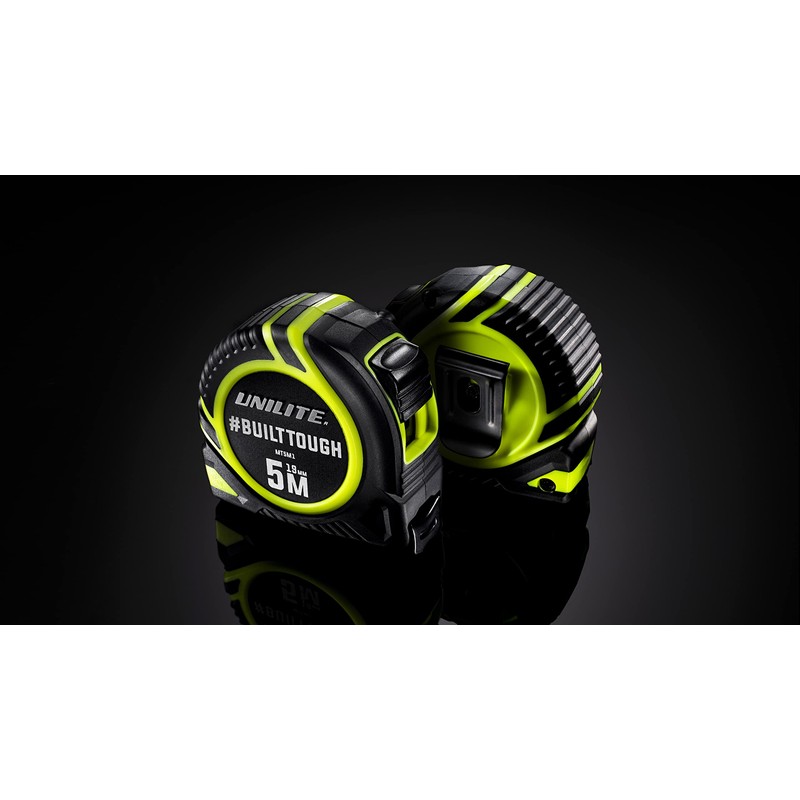 Unilite MT5M1 Heavy Duty Tape Measure, Black