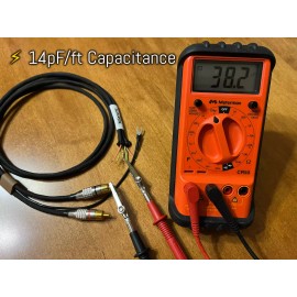 Mogami Kamiwire KRU1 Unterminated Turntable RCA Replacement Cable - HiFi Mogami (2-6ft) - 5 Foot