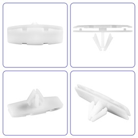300-Pack Fender Flare Clips for Jeep Wrangler JL, Gladiator JT & Ram 1500 (2018-2024) - Replacement for OEM #68526185AA, 6852618AA, 6839872AA - Rocker Molding Wheel Flare Clips & Fender Fasteners