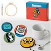 Siqinam Adventure-Time Punch Needle Kit-4 Pack Adventure Crochet Series Themed