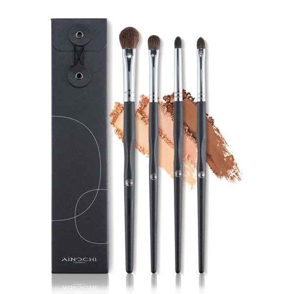 ENERGY Eyeshadow Brush Set - 4PCS Natural Hair Blending Brushes