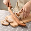 Uprichya Bread Knife for Homemade Bread Sourdough, Wooden Bread Bow