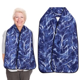 NYZE 3 Pack Adult Bib Scarf Unisex Dignified Alternative to Adult Bibs Washable and Reusable Clothing Protectors Waterproof for Eating