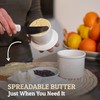 PriorityChef Butter Crock for Counter with Water Line For Spreadable