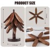 Anfrere Wooden Trivets for Hot Dishes, Tree-Shaped Wooden Trivet Set,