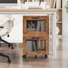 HOOBRO 2 Drawers File Cabinet, Rolling File Cabinet Cart, Small