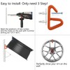 TUBYIC Wheel Display Hooks, Car Rim Wheel Display Hooks Solid