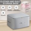 Space-saving compressing organiser, pack of 2 compressing bags, self-compressing movable