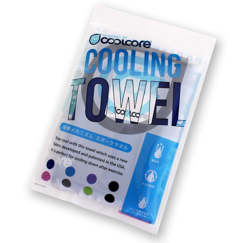 Coolcore Cooling Mechanism Sports Towel, Pink, 11.8 x 43.3 inches