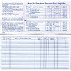 5 Checkbook Registers 2024-2025-2026 Calendars