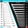 DURATECH 52-Piece Combination Wrench Set, Regular & Stubby, SAE &