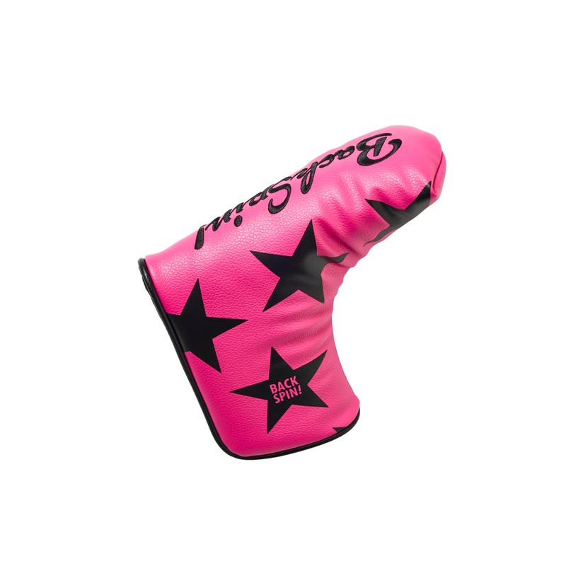 BACK SPIN! Star Pattern Putter Club Headcover Backspin (Pink)