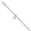 Saris and Things 925 Sterling Silver 2mm Polished Shell Chain