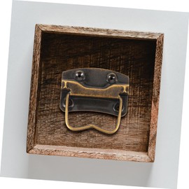 TEHAUX 5 pcs Box Vintage Wooden Box Handles Ergonomic Design Easy to Install Comfortable Grip for Wooden Cases Chests and Boxes Decorative and Functional Vintage Style