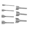 Leather Half Round Punch 7 Pieces Shape Cutter Punch DIY