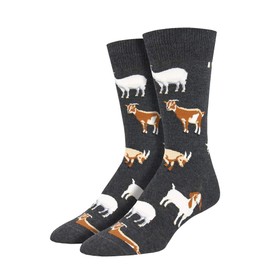 Socksmith Silly Billy Socks Charcoal Heather Size 10-13, 1 EA