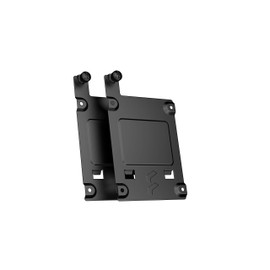 Fractal Design SSD Bracket Kit – Type B for Define 7 Series and Other Select Fractal Design Cases - Black (2-pack)