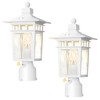 APOTO Dusk to Dawn Outdoor Post Lights, Waterproof Lamp Post
