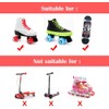 Nezylaf Light Up Roller Skate Wheels 8 Pack, 78A Hardness