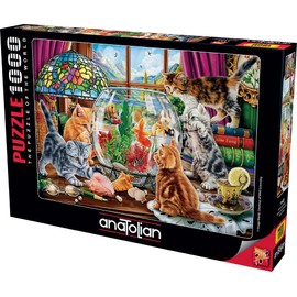 Anatolian Puzzle - Kittens and Aquarium, 1000 Piece Puzzle, #1142