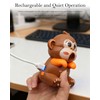 Cute Cartoon Animal Mini Fan - Rechargeable, Portable, and Quiet