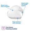 Tork Mini Jumbo Toilet Paper Roll Dispenser White T2, Modern