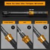 TAGVIT 3/8-Inch Drive Spark Plug Socket Set with Click Torque