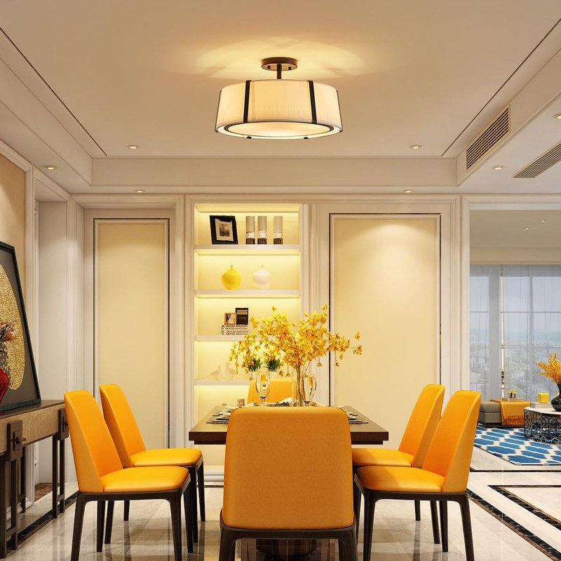 Shrine Lighting Drum Chandeliers, Modern Style, Perfect Ceiling Light Fixture
