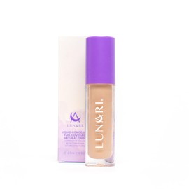 Lunari Corrector Líquido para Ojos, Alta Cobertura e Hidratación, No se Craquela, Acabado Natural y de Larga Duración (Medium)