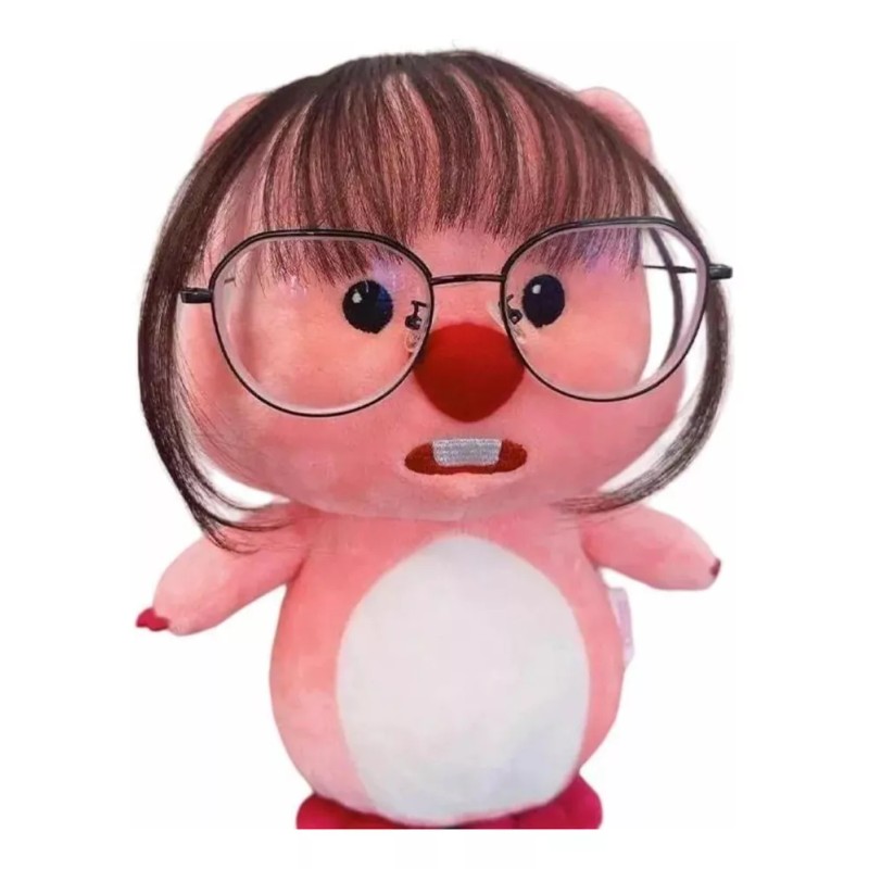 generic Loopy El Castor Peluche + Peluca + Con Gafas