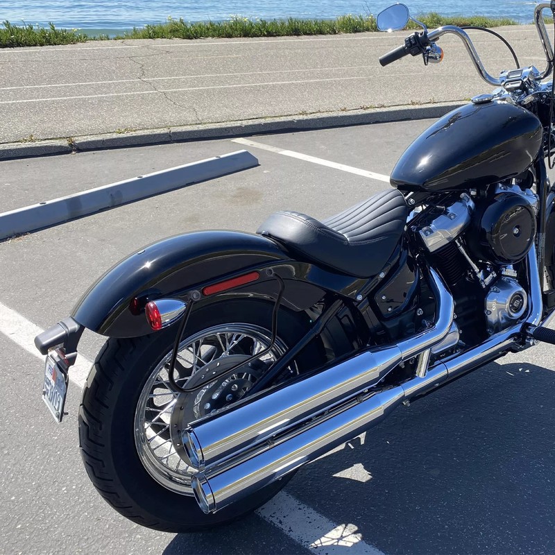 VPZMT Saddlebags Support Bracket Mount Rack Kit Fits for Harley